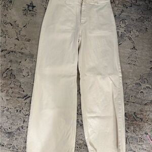 Mango Catherine Raw Hem wide leg pants
